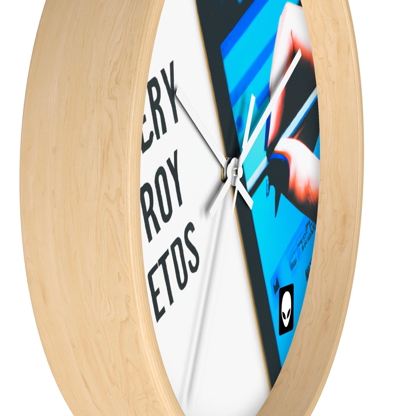 "Interacting with the World Anew: A Mixed-Media Exploration of Technology's Effects" - The Alien Wall Clock