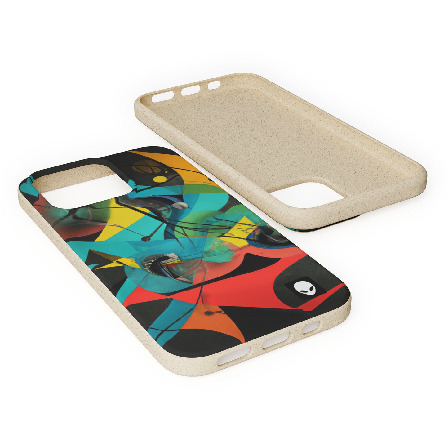 "Illusionary Perspective: A Colorful Dance of Light" - The Alien Eco-friendly Cases