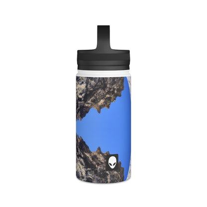 Nature in Splendor: Combining Photography with Digital Artistry - The Alien Stainless Steel Water Bottle, Handle Lid