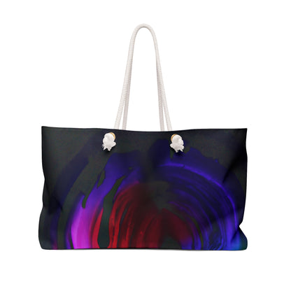 "Exploring Contrasts: A Colorful Dance of Luminance and Chromatic Aberration" - The Alien Weekender Bag