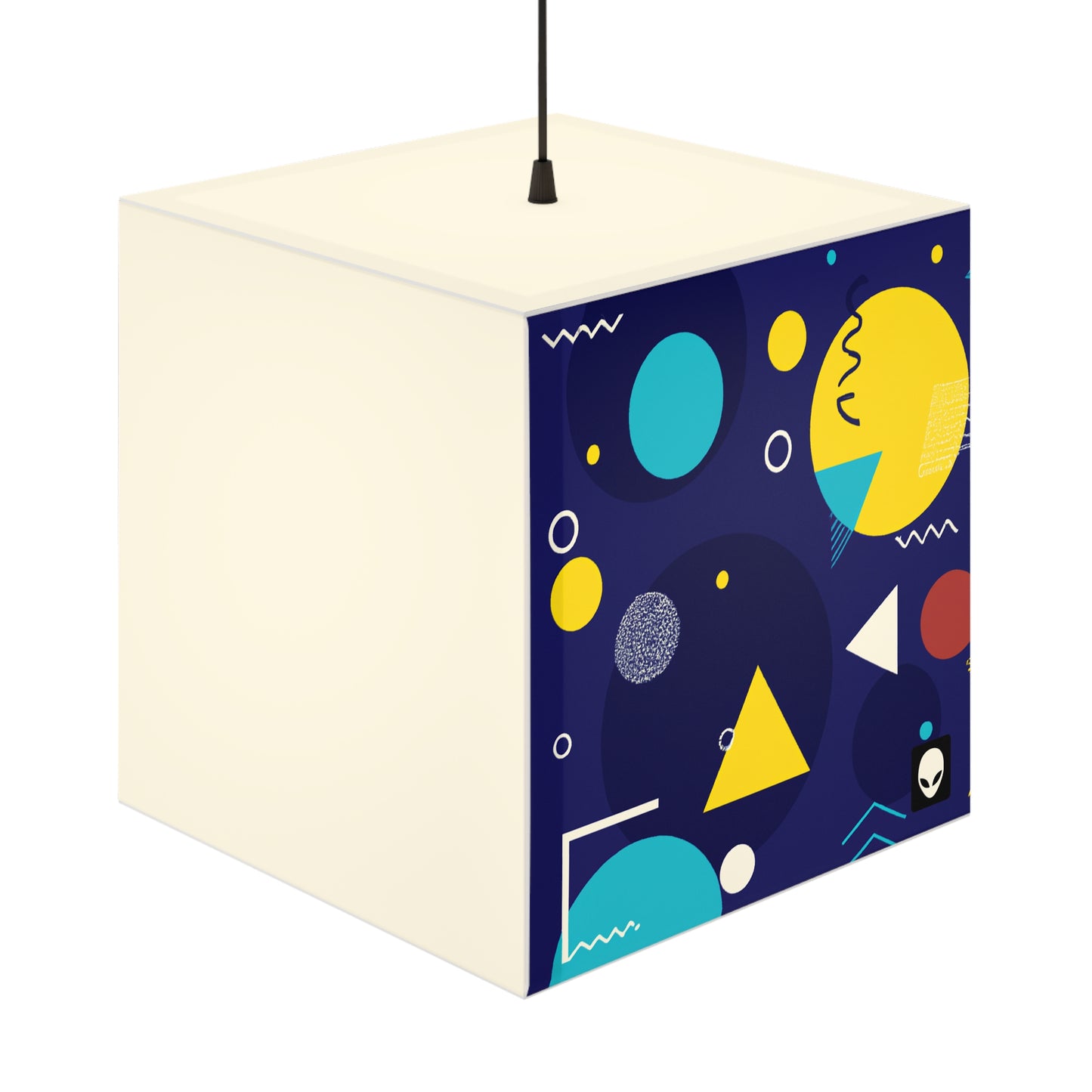 "Geometric Fusion: Bringing Your Vision to Colorful Life" - The Alien Light Cube Lamp