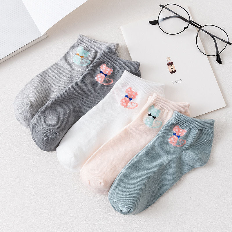 Men's And Women's Thin Mid-tube Socks