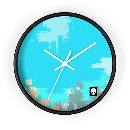 "A Breezy Skyscape: A Combination of Tradition and Modernity" - The Alien Wall Clock