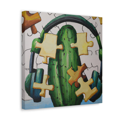 "Cactified Puzzle Time" - The Alien Canva