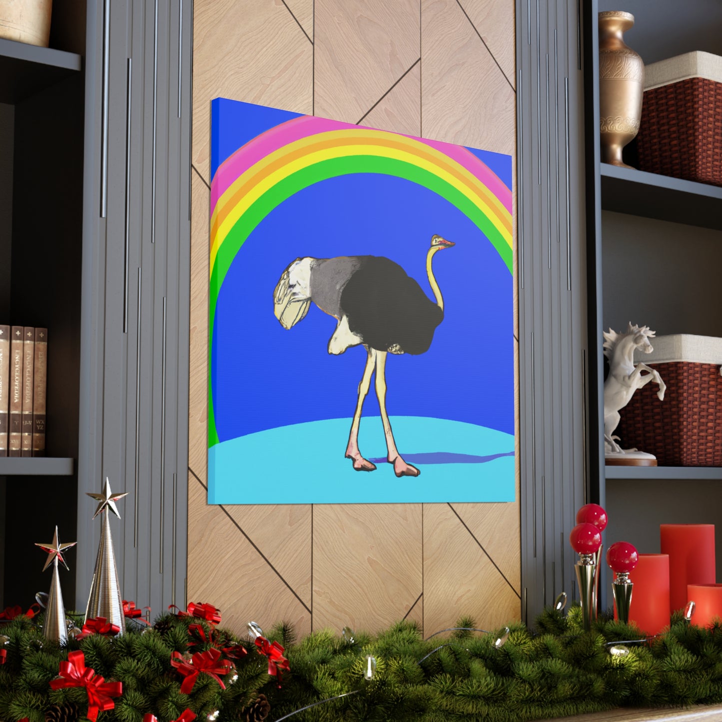 „Bridging the Divide: The Ostrich's Rainbow“ – The Alien Canva