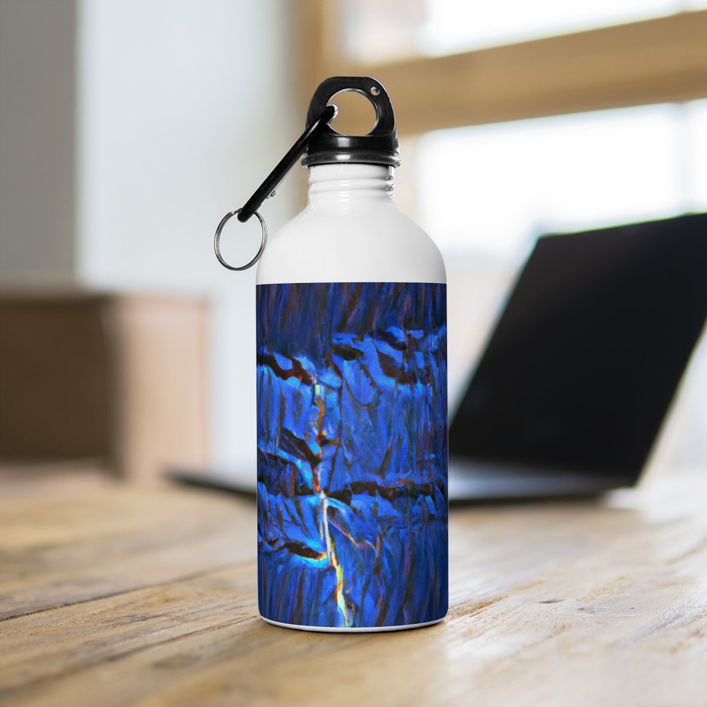 "Electric Splits in the Heavens" - The Alien Stainless Steel Water Bottle