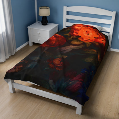 The Artistic Edge - The Alien Velveteen Plush Blanket