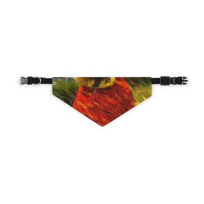 The Tattered Red Cloaked Stranger - The Alien Pet Bandana Collar