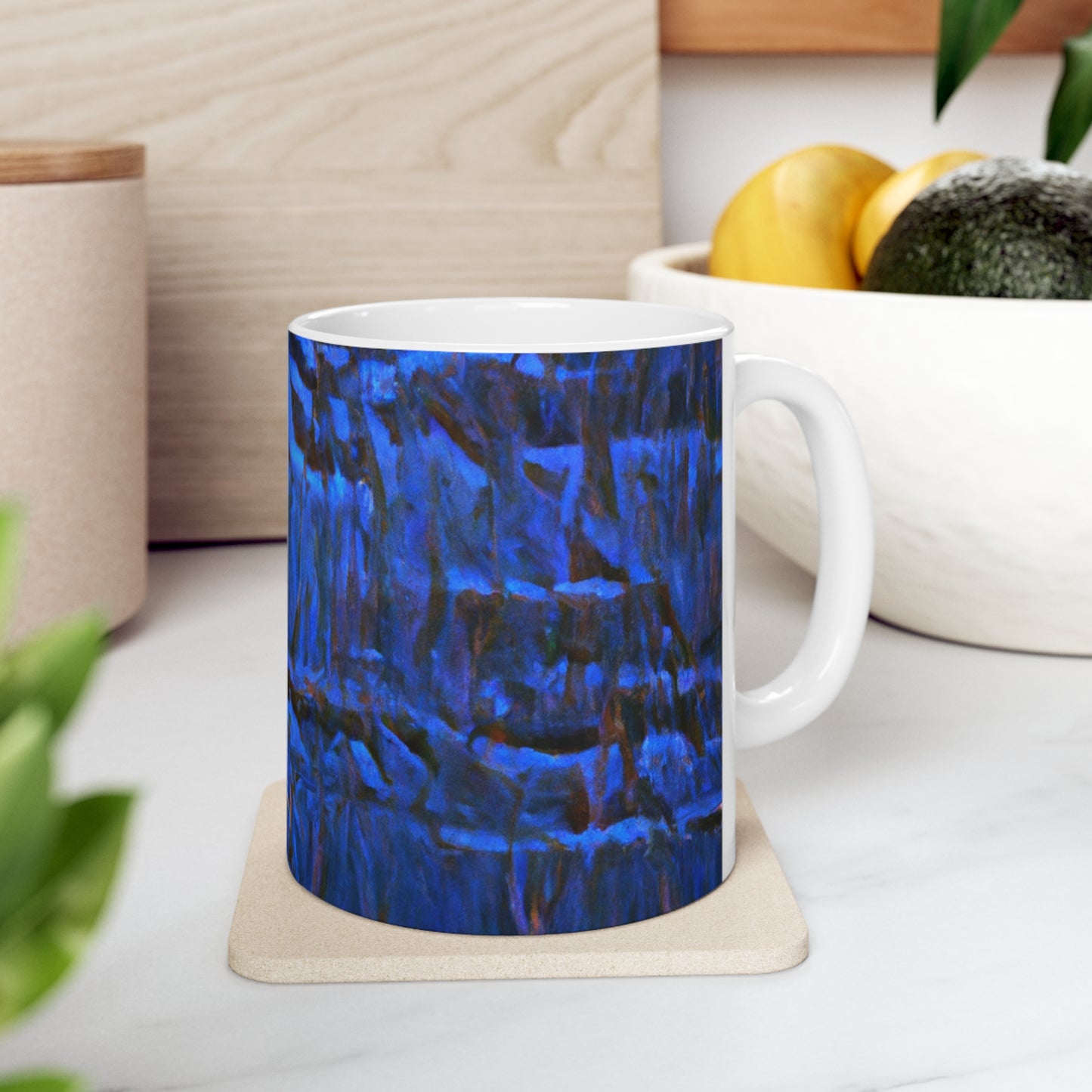 "Divisiones eléctricas en los cielos" - Taza de cerámica The Alien 11 oz