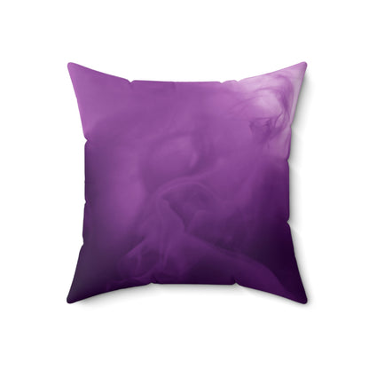 Pruple Smoke - The Alien Spun Polyester Square Pillow