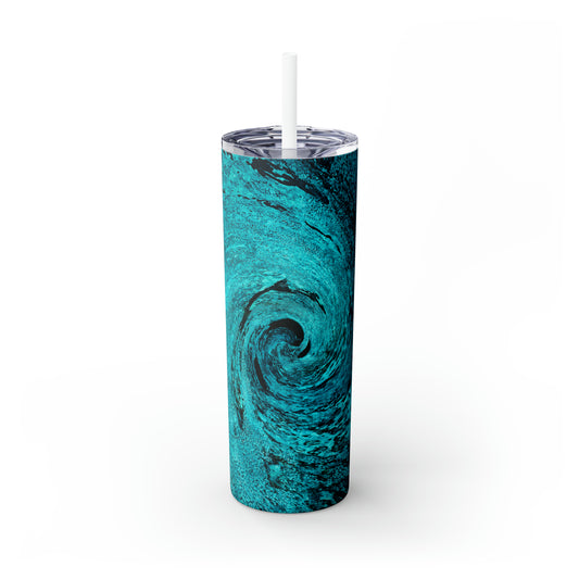 The Artistic Haven - The Alien Maars® Skinny Tumbler with Straw 20oz