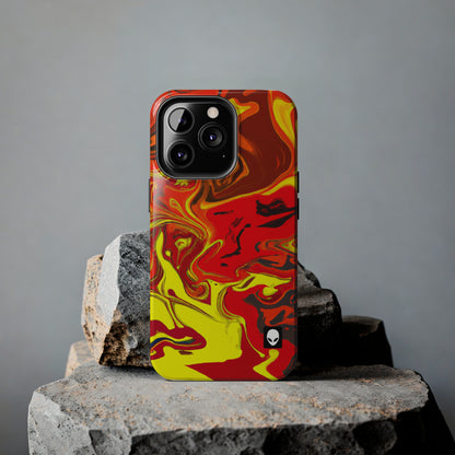 "Abstract Energy in Motion" - The Alien Tough Phone Cases