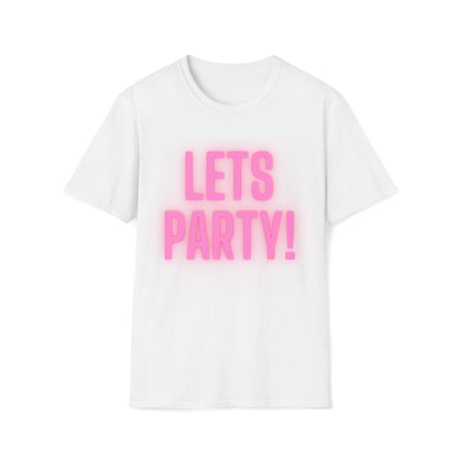 Lets Party! - The Alien Unisex Softstyle T-Shirt