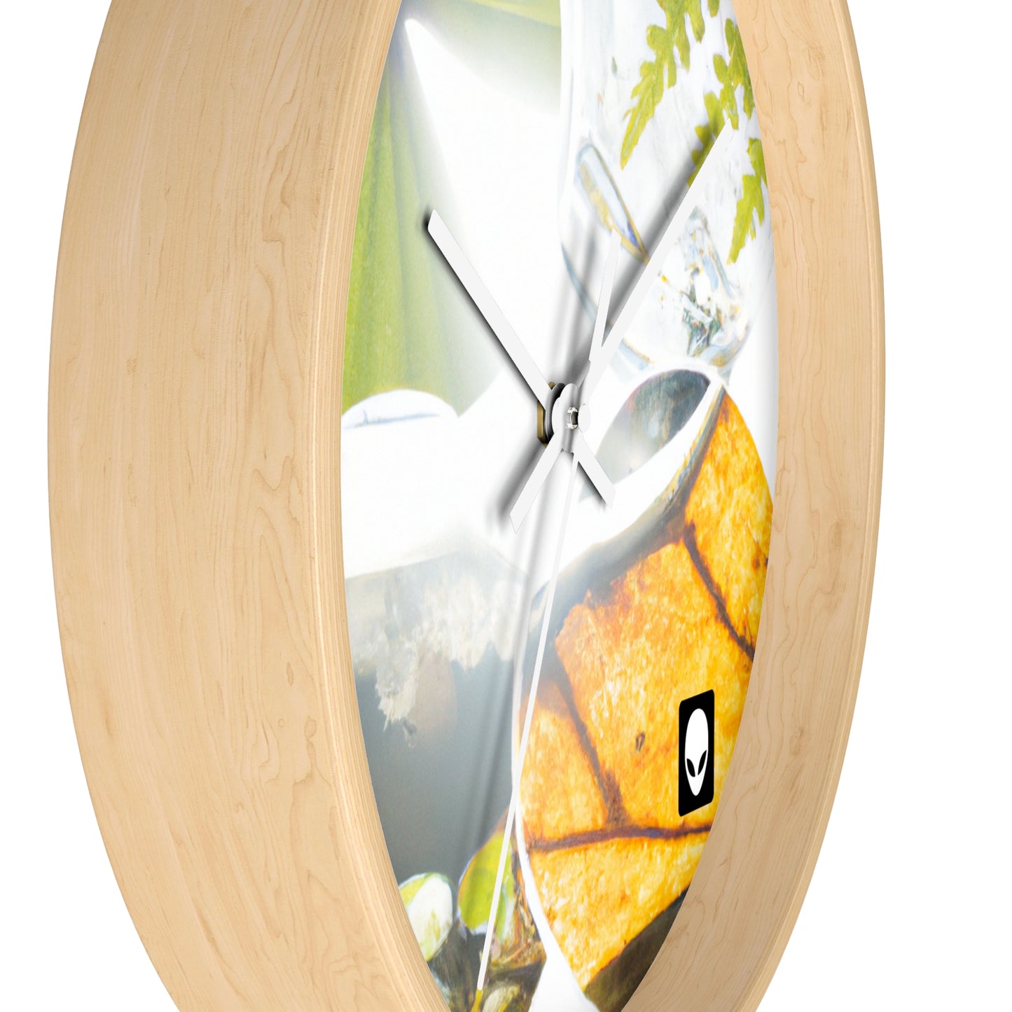 "Earth's Splendor: A Colorful Collage of Natural Wonders" - The Alien Wall Clock