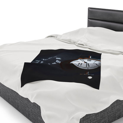 Timeless Visuals: Exploring the Concept of Time Through the Ages. - The Alien Velveteen Plush Blanket