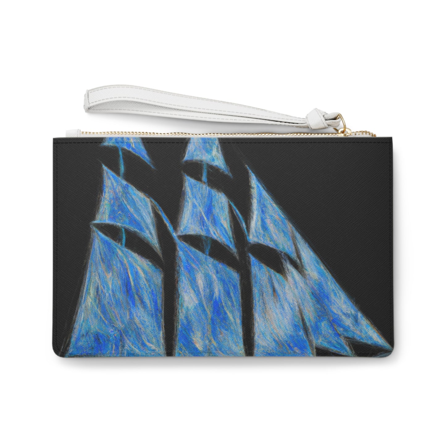 "El velero azul y las velas blancas: Una aventura de libertad en el mar" - The Alien Clutch Bag