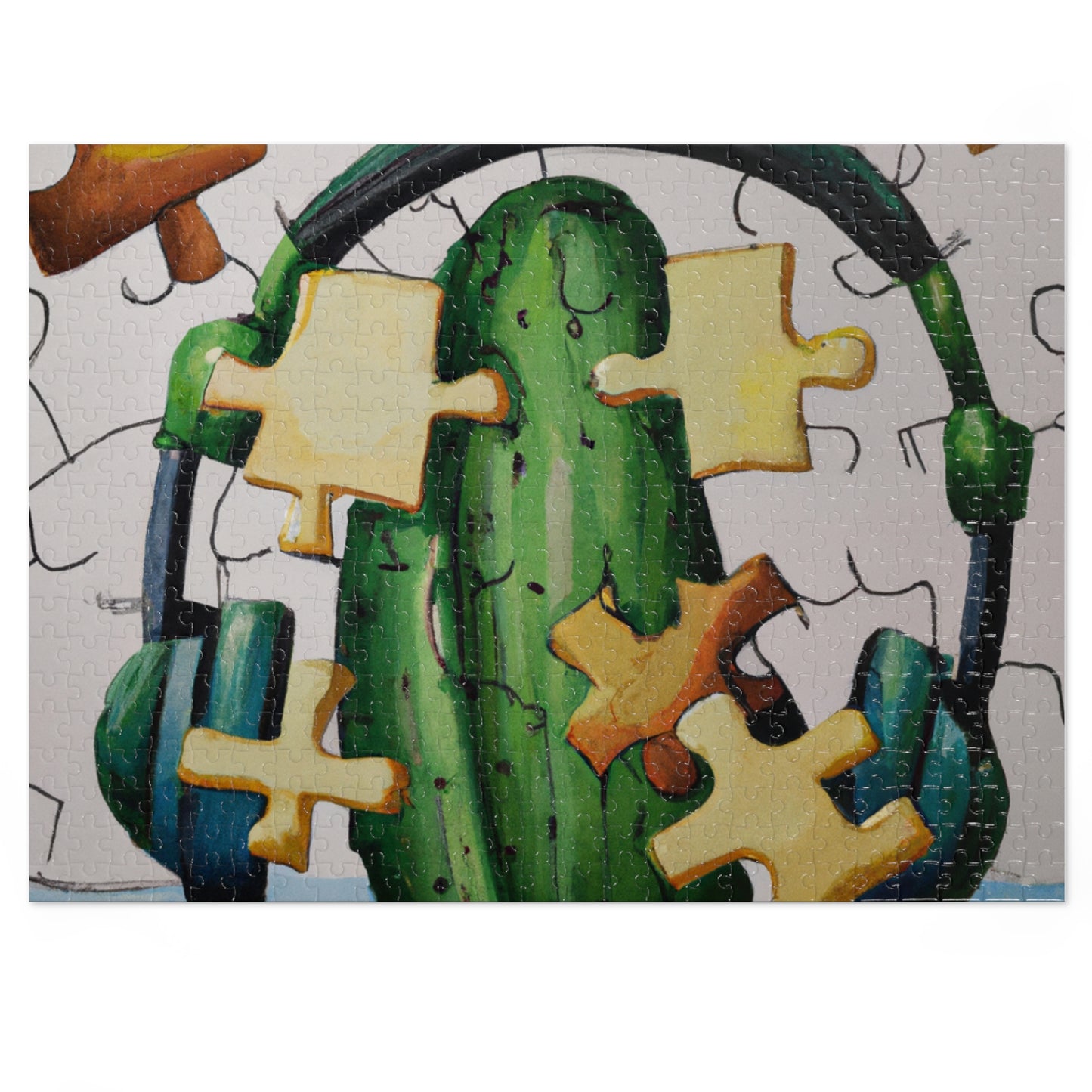 "Cactified Puzzle Time" - El rompecabezas alienígena