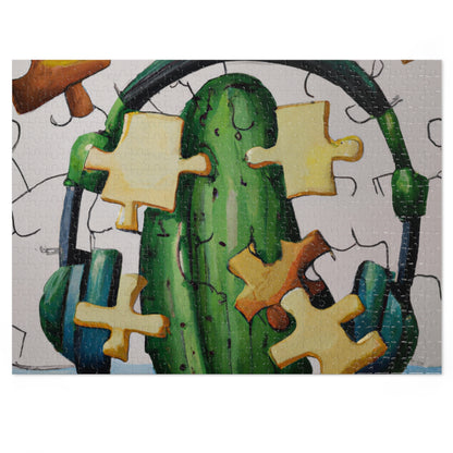 "Cactified Puzzle Time" - The Alien Jigsaw Puzzle