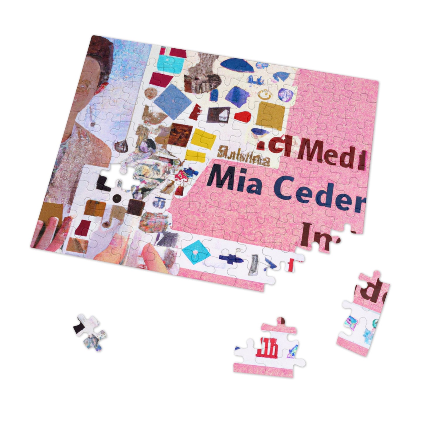 "Construyendo una identidad en línea: un collage de redes sociales" - The Alien Jigsaw Puzzle