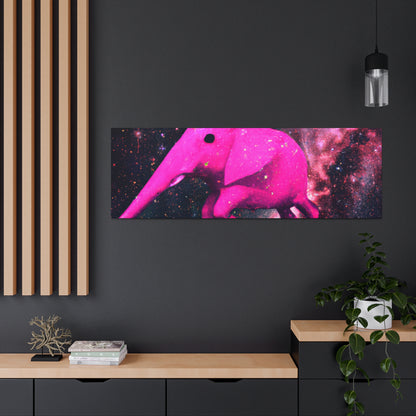 "Exploración majestuosa del elefante rosa" - The Alien Canva