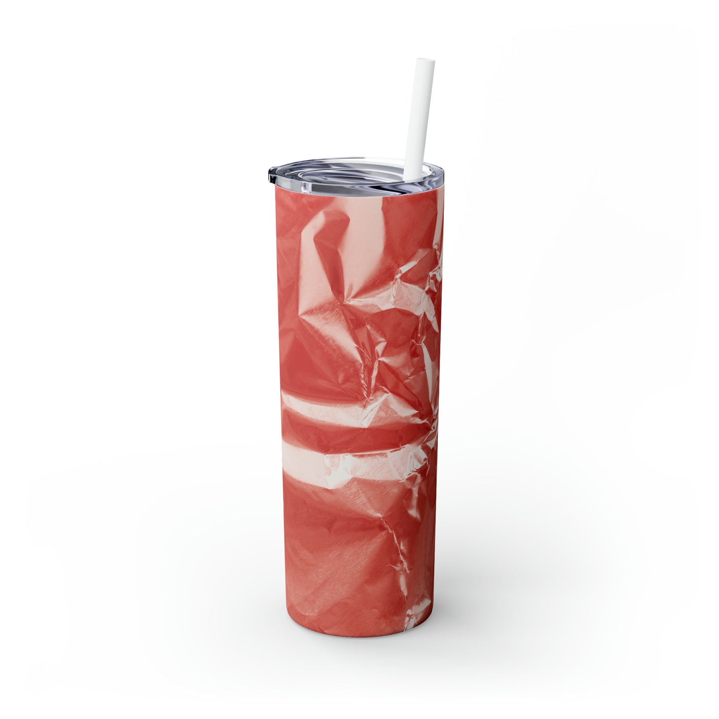 Platinum Wave - The Alien Maars® Skinny Tumbler with Straw 20oz