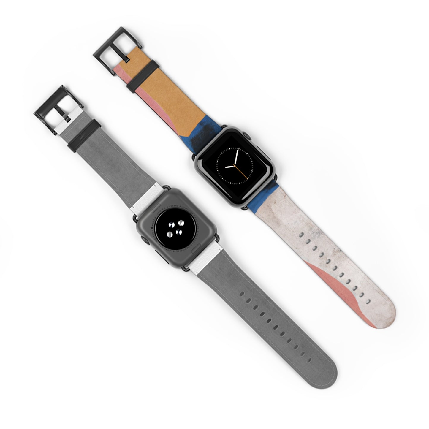 "Interplay of Light and Shadow: An Abstract Collage" - The Alien Watch Band for Apple Watch