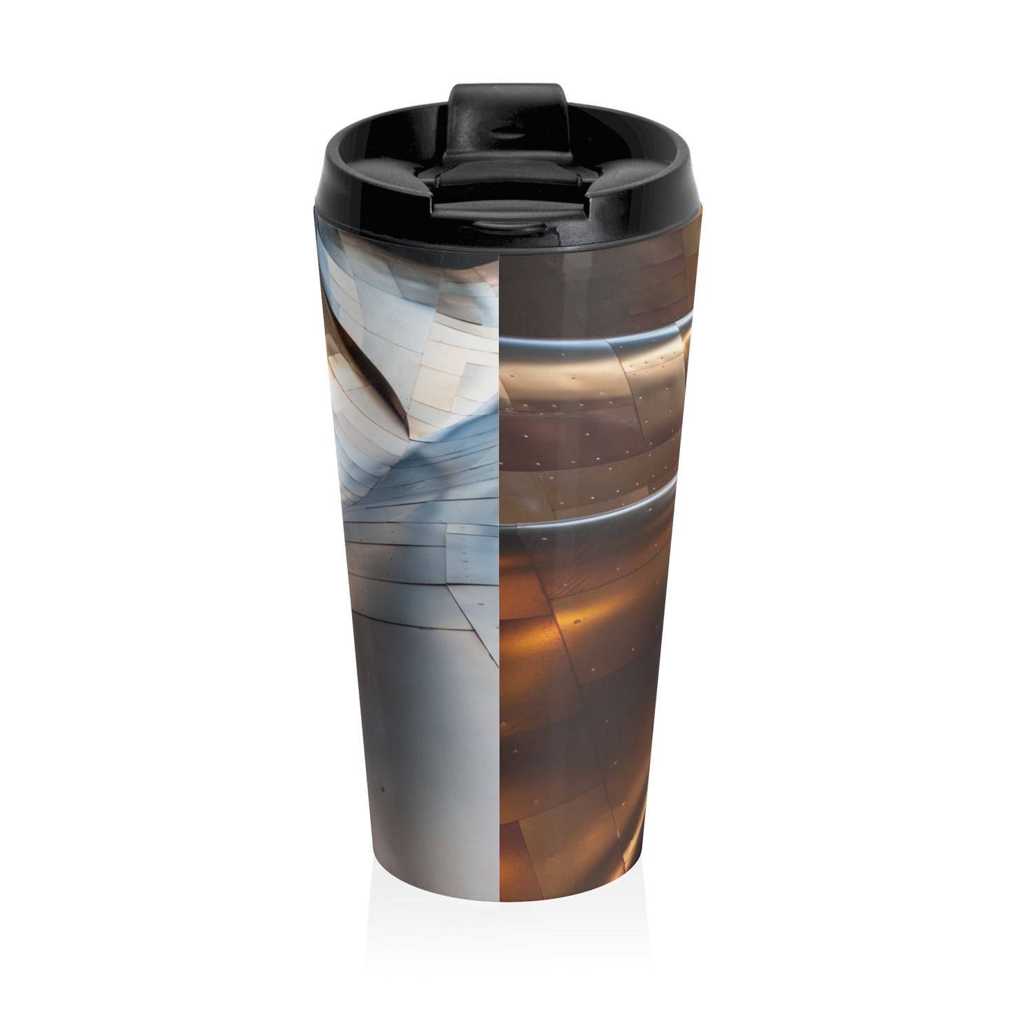 Metallic Whirlwind - The Alien Stainless Steel Travel Mug