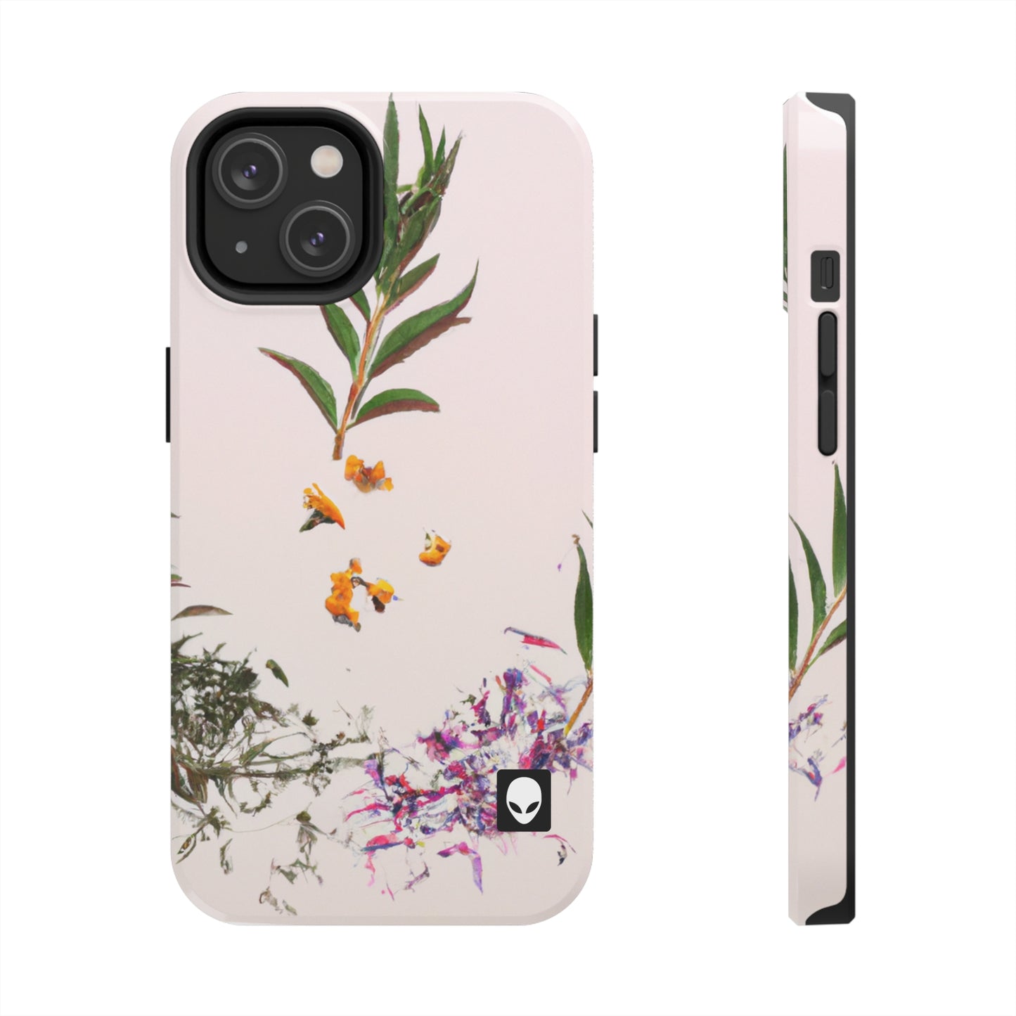 „Die Palette der Natur erkunden: Ein Experiment in der abstrakten Kunst“ – The Alien Tough Phone Cases