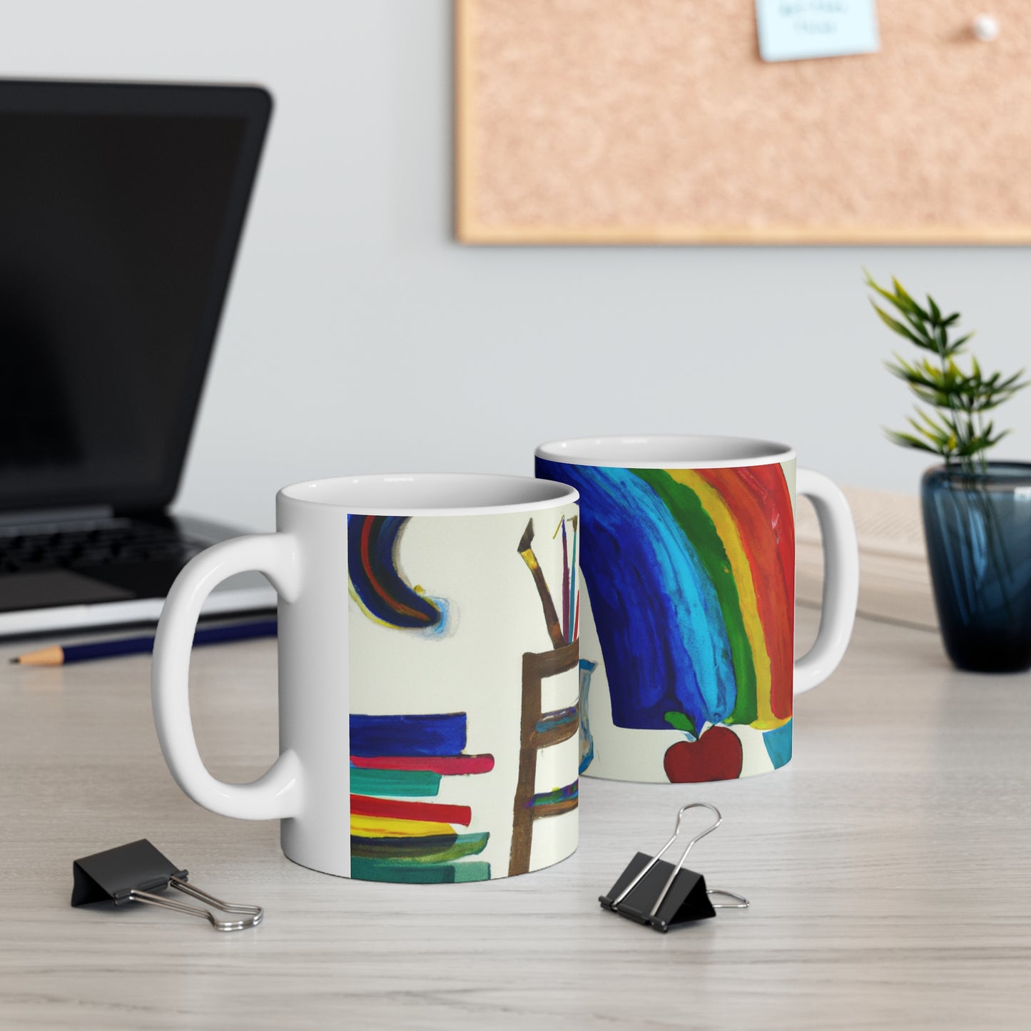 "A Fanciful Rainbow of Possibilities" - The Alien Ceramic Mug 11 oz