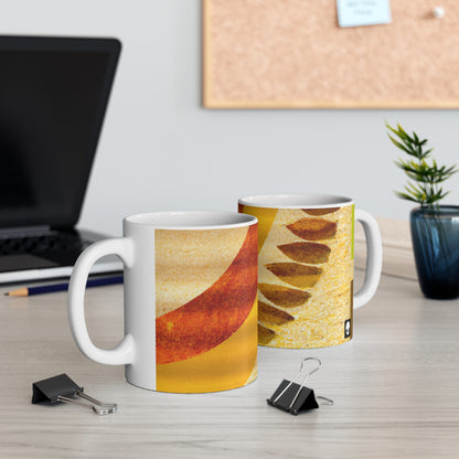 "A Natural Mosaic: Shapes and Colors from the Earth" - The Alien Ceramic Mug 11 oz