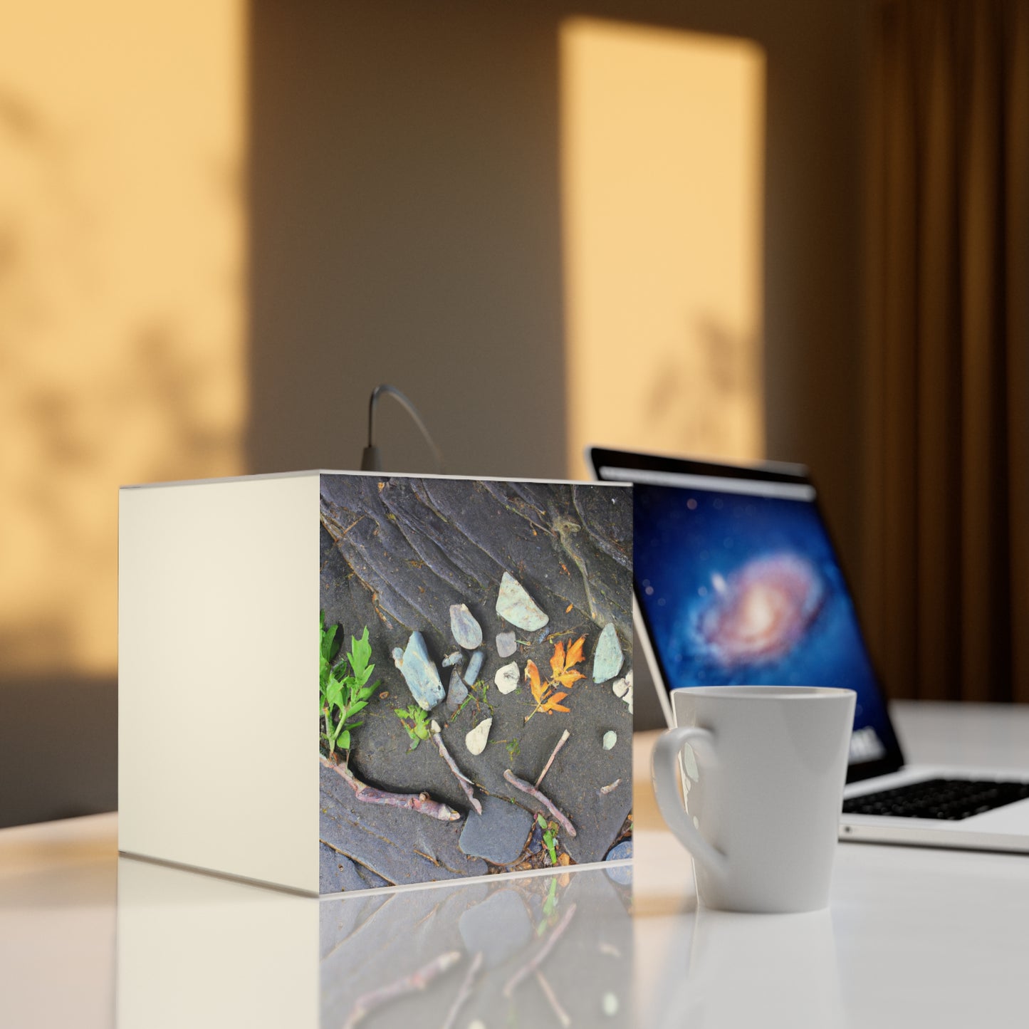 "Elements of Nature: Crafting a Creative Landscape" - The Alien Light Cube Lamp