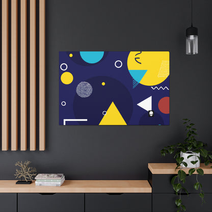 "Fusión geométrica: llevando tu visión a una vida colorida" - The Alien Canva