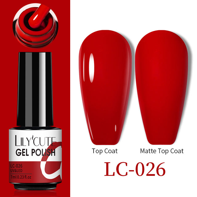 Esmalte de uñas en gel térmico que cambia de color