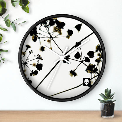 "A Light and Shadow Illumination" - The Alien Wall Clock