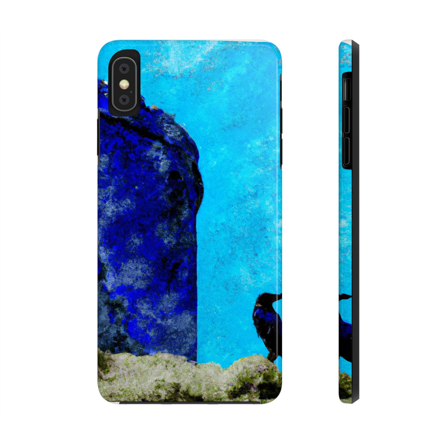 "La percha del cuervo en una torre menguante" - The Alien Tough Phone Cases