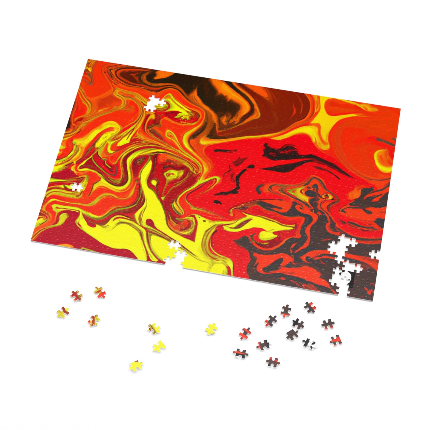 "Abstract Energy in Motion" - The Alien Jigsaw Puzzle