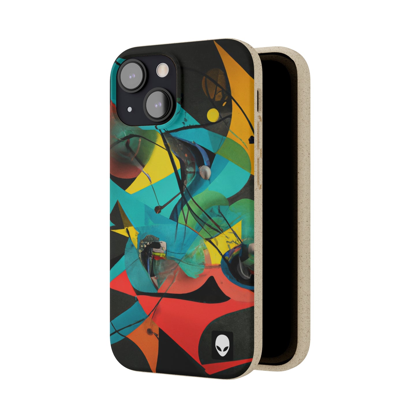 "Illusionary Perspective: A Colorful Dance of Light" - The Alien Eco-friendly Cases