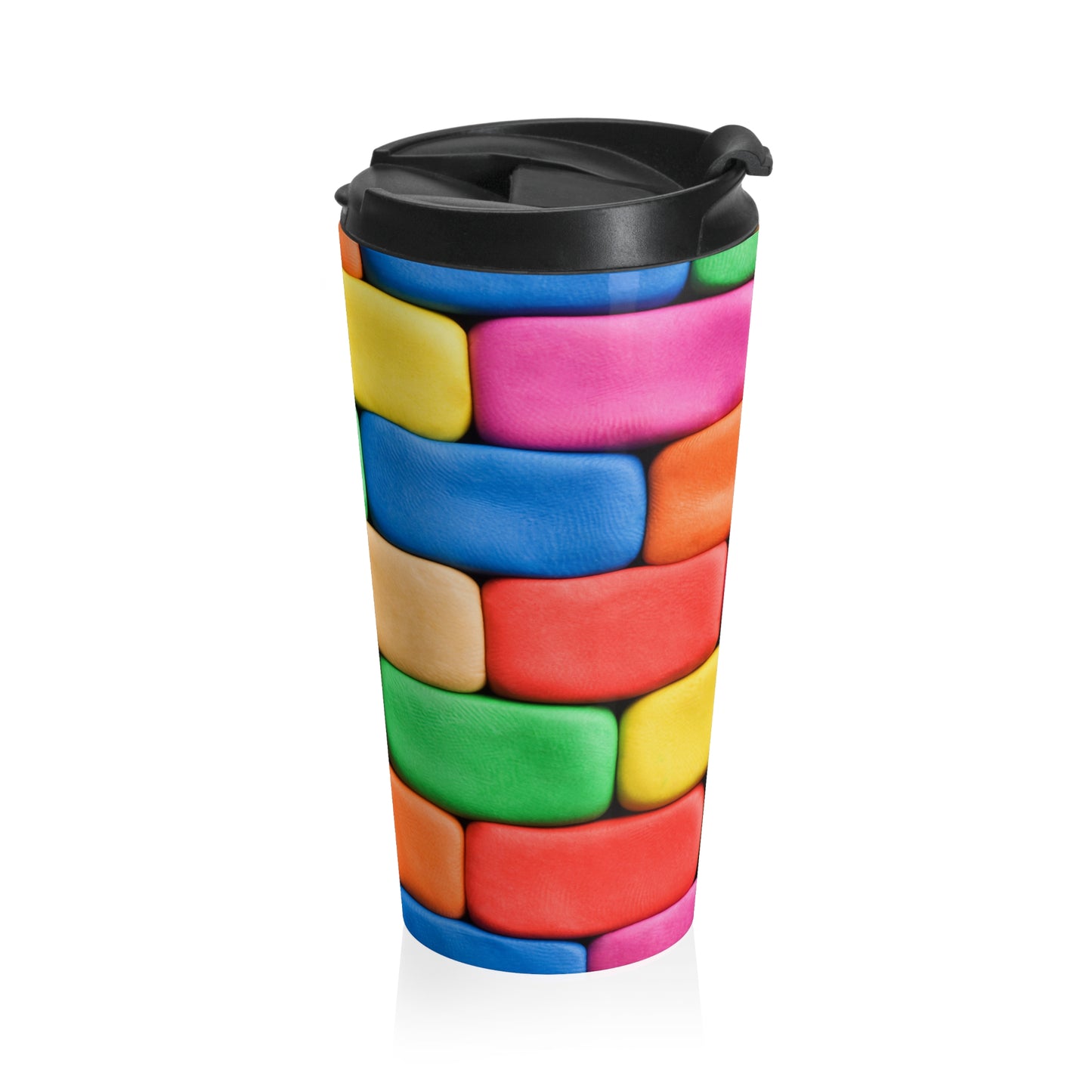 Polychrome Puzzles - The Alien Stainless Steel Travel Mug