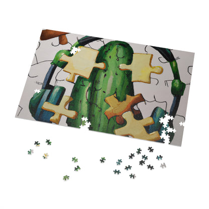 "Cactified Puzzle Time" - The Alien Jigsaw Puzzle