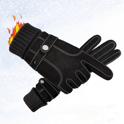 Warme Handschuhe Herren Herbst- und Winter-Touchscreen-Handschuhe