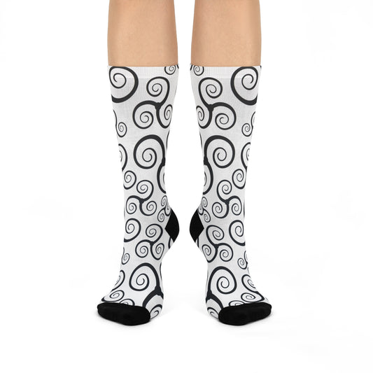 Vibrancia visionaria: los calcetines acolchados Alien