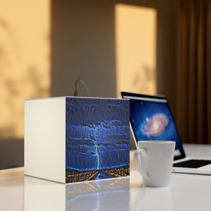 "Electric Splits in the Heavens" - The Alien Light Cube Lamp