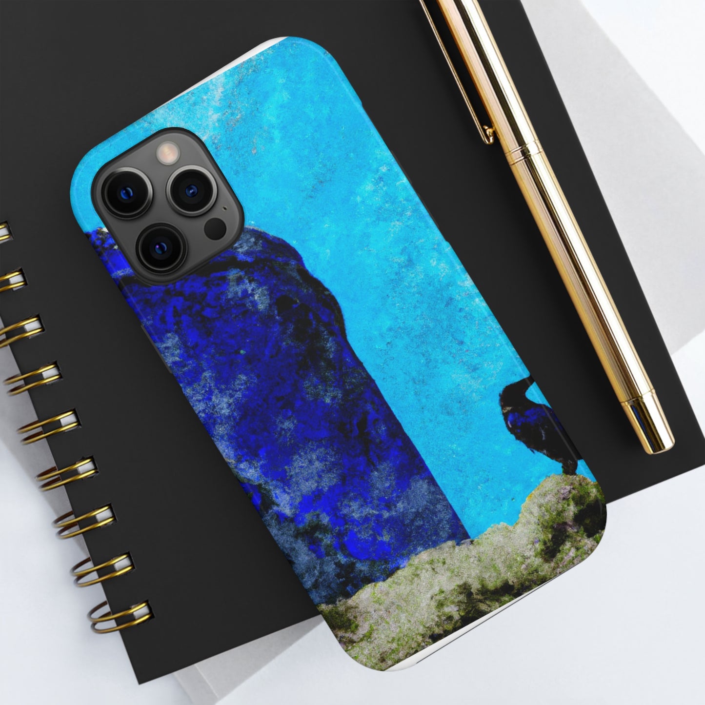 "Crow's Perch on a Waning Tower" - The Alien Tough Phone Cases