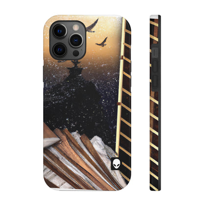 "A Tale of Storytelling Art: A Mixed Media Masterpiece" - The Alien Tough Phone Cases