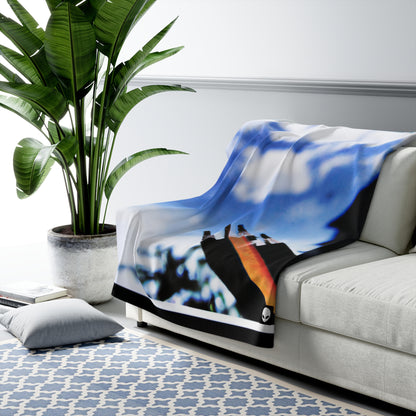 "Colors of Home: Exploring Place Through Art" - The Alien Sherpa Fleece Blanket