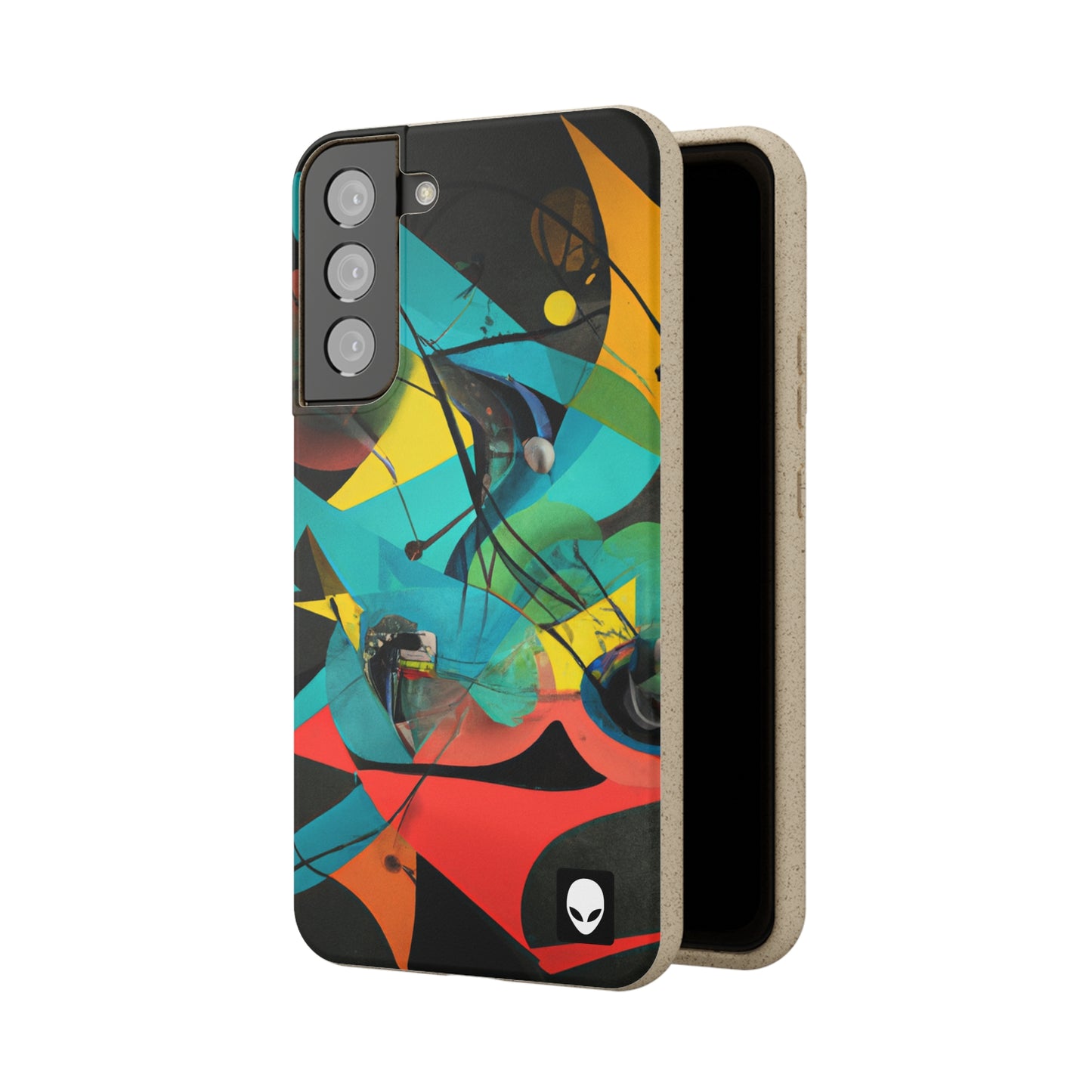 "Illusionary Perspective: A Colorful Dance of Light" - The Alien Eco-friendly Cases