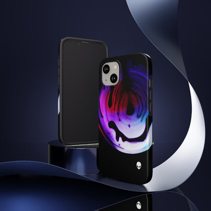 "Exploring Contrasts: A Colorful Dance of Luminance and Chromatic Aberration" - The Alien Tough Phone Cases