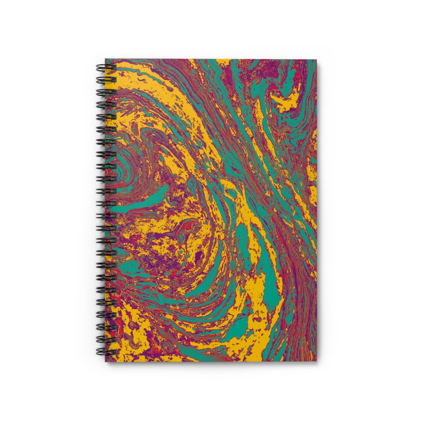 Visionary Vibes - The Alien Spiral Notebook (Ruled Line)