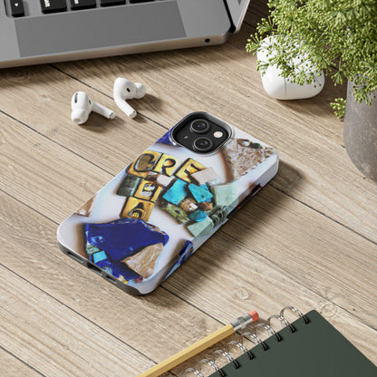 "Un mosaico de resiliencia: una exploración creativa de la fuerza y ​​la resistencia" - The Alien Tough Phone Cases