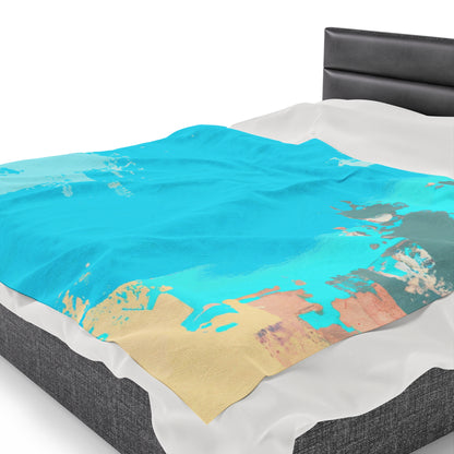 „Eine luftige Himmelslandschaft: Eine Kombination aus Tradition und Moderne“ – The Alien Velveteen Plush Blanket